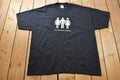 Vintage Y2K You Me Your Friend Stick Figures Graphic T-Shirt