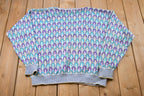 Vintage 1980s Bellagio Deep V Knitted Sweater