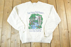Vintage 1990s Treat Nature With Respect Outdoorsman Crewneck Sweatshirt Mens L  Made In USA  90s Souvenir Crewneck