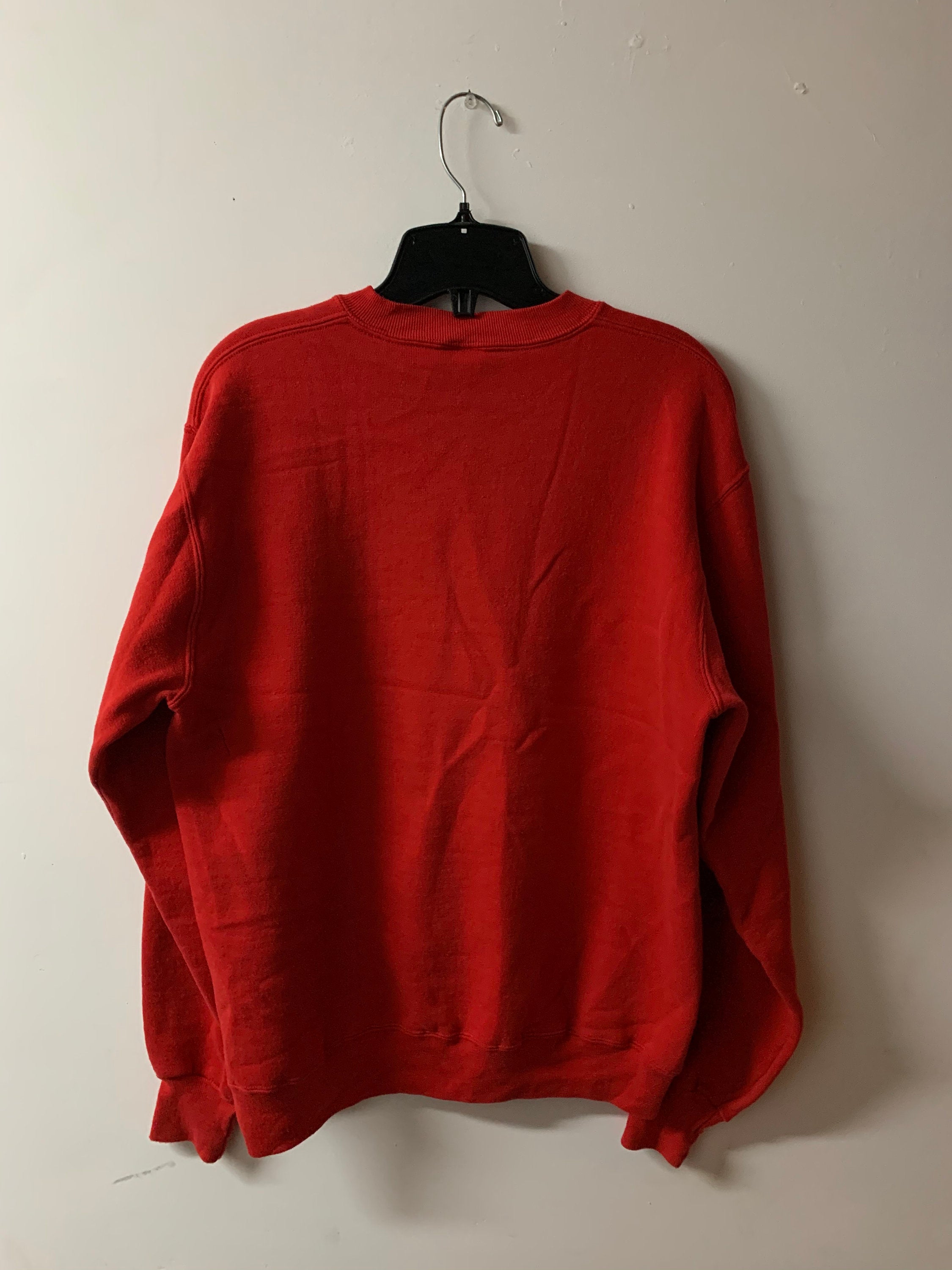 Vintage 1990s Russell Athletics Red Blank Crewneck Sweater
