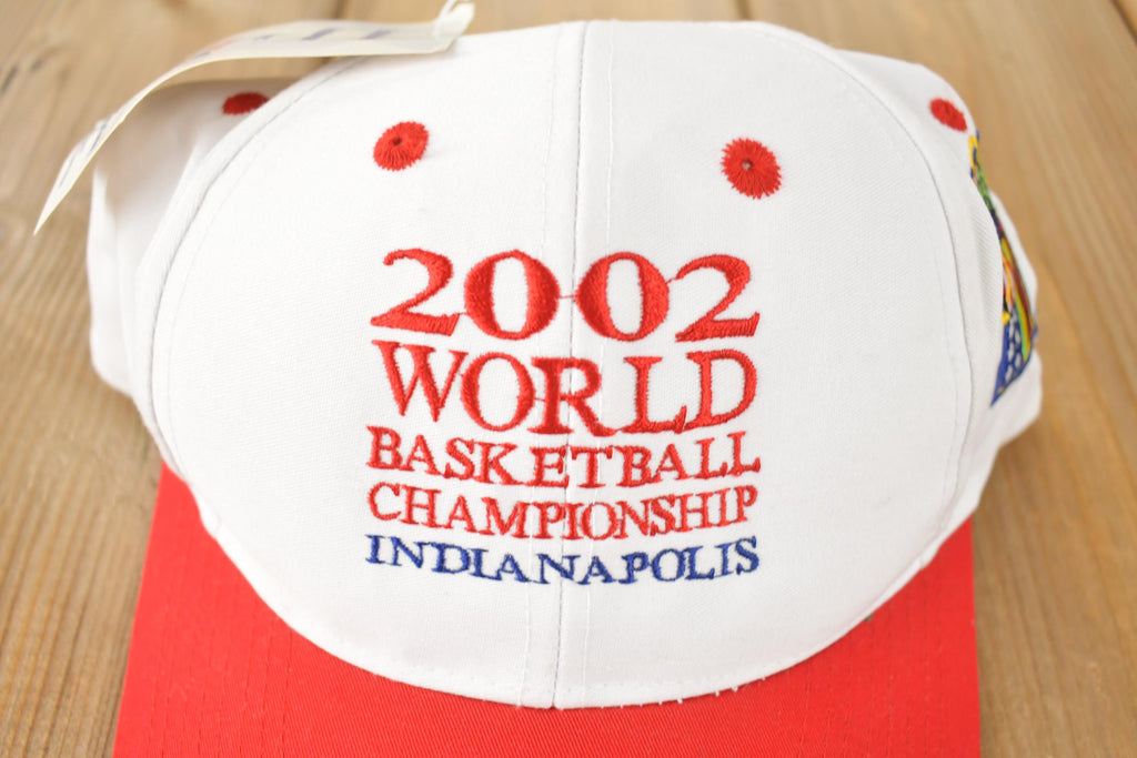 Vintage 2002 Deadstock Indianapolis World Basketball Championship Snap Back Hat