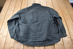 Vintage 1990s Distressed Carhartt Plaid Lined Light Weight Snap Button Jacket Size 2XL