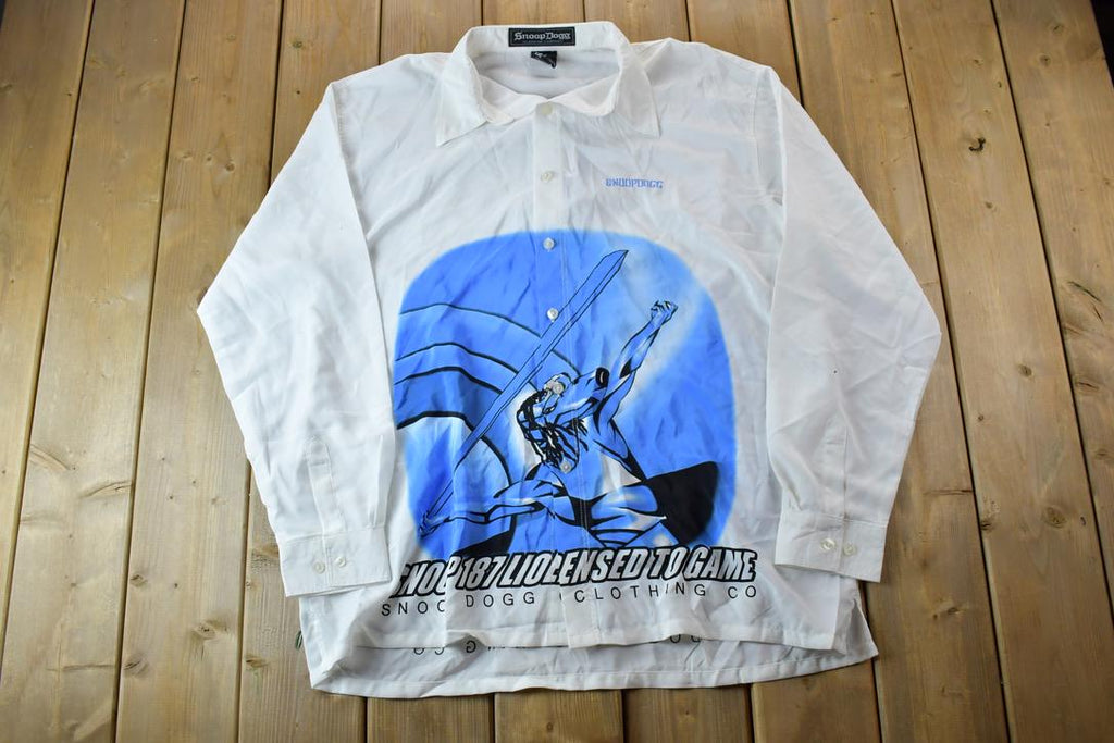 Vintage 1990s Snoop Dogg Deadstock Button Up Shirt