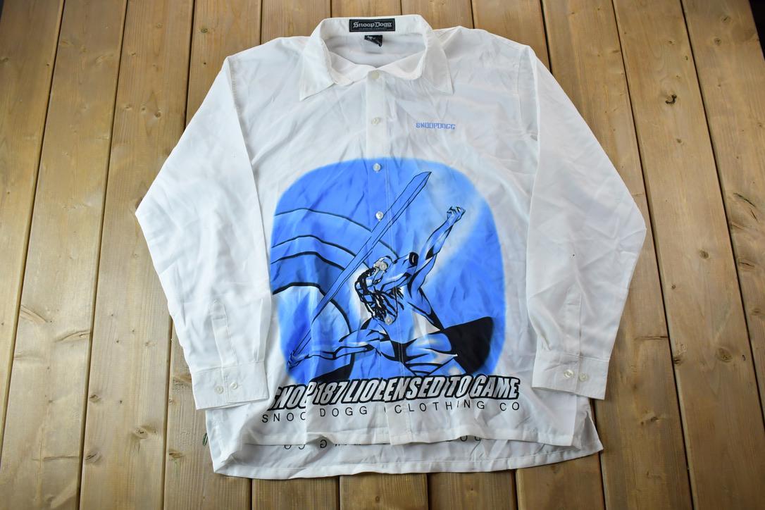 Vintage 1990s Snoop Dogg Deadstock Button Up Shirt