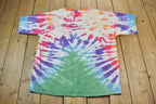 Vintage 1990s When Harry Met Jerry All Over Print Tie Dye Graphic T-Shirt