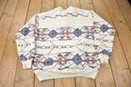 Vintage 1992 Garryowen Montana Aztec Sweatshirt