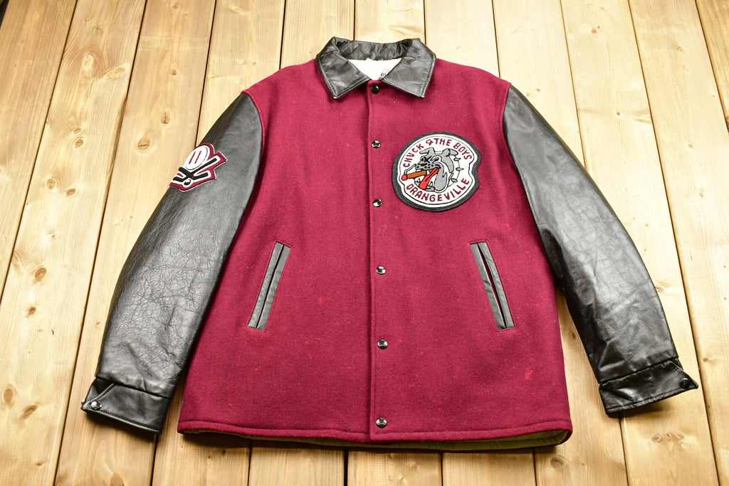 Vintage 1990s Chuck & The Boys Orangeville Varsity Hockey Jacket