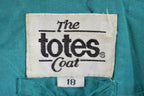 Vintage 1990s The Totes Coat Windbreaker Rain Jacket  Streetwear  Light Jacket  Vintage Windbreaker  Long Jacket