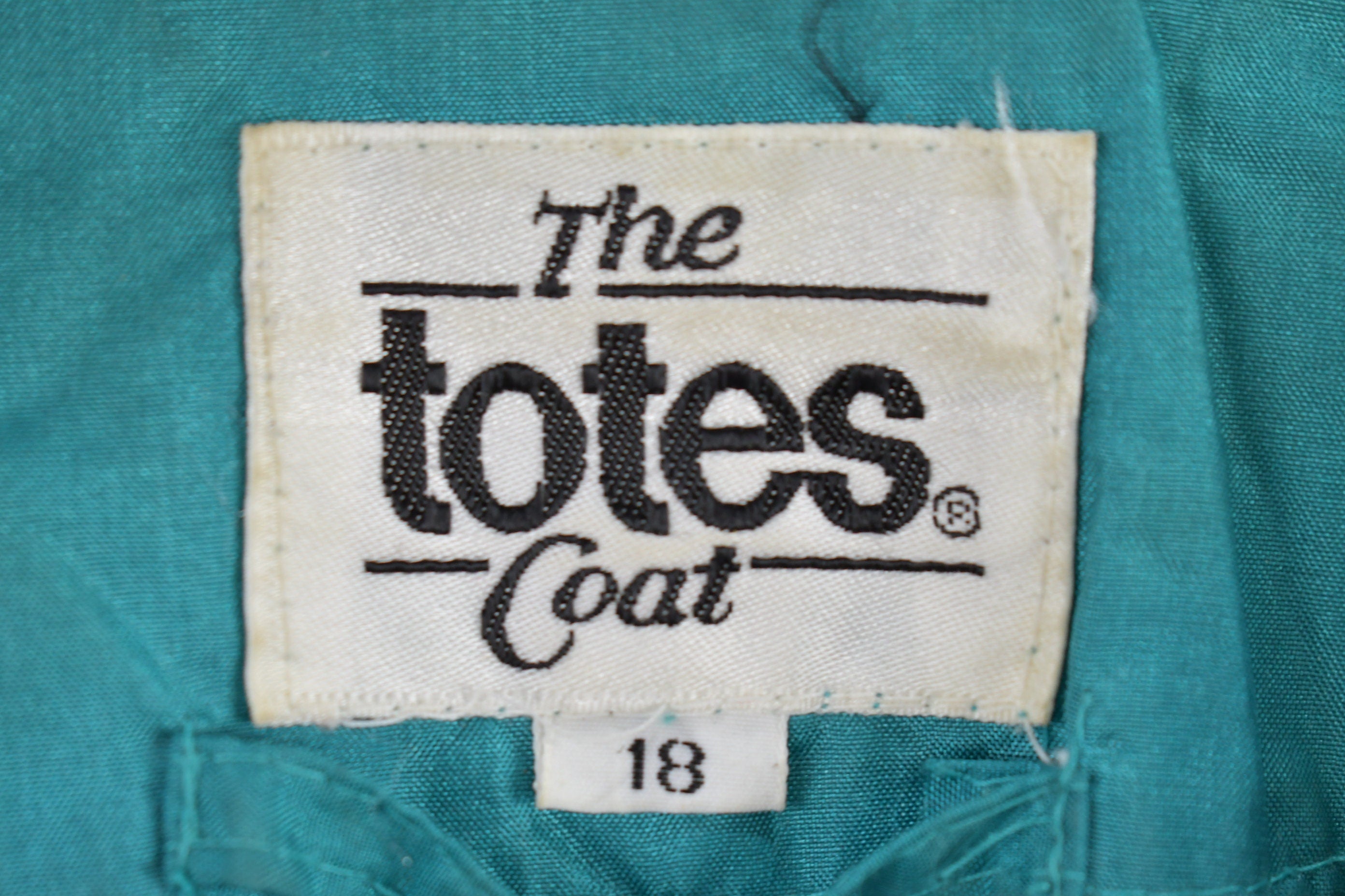 Vintage 1990s The Totes Coat Windbreaker Rain Jacket  Streetwear  Light Jacket  Vintage Windbreaker  Long Jacket