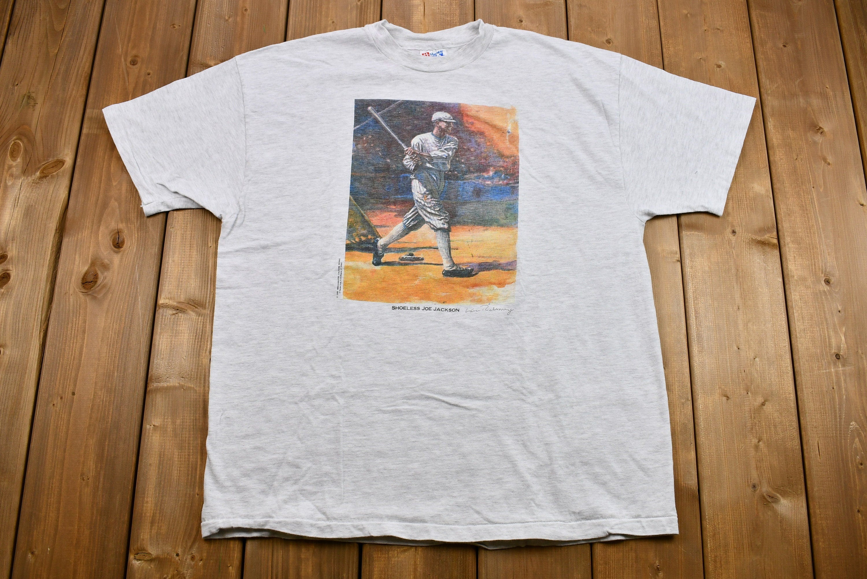 Vintage 1992 Shoeless Joe Jackson Graphic T-Shirt
