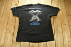 Vintage 1993 3D Emblem Hawaii Biker Loud Pipes T-Shirt
