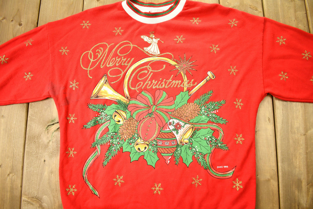 Vintage 1992 Merry Christmas Nutcracker Sweater