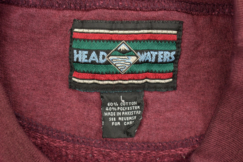 Vintage 1990s Largermouth Fisherman Embroidered Crewneck Sweatshirt
