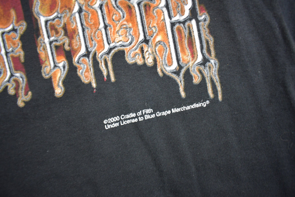 Vintage 2000 Cradle Of Filth Rock Band Tee