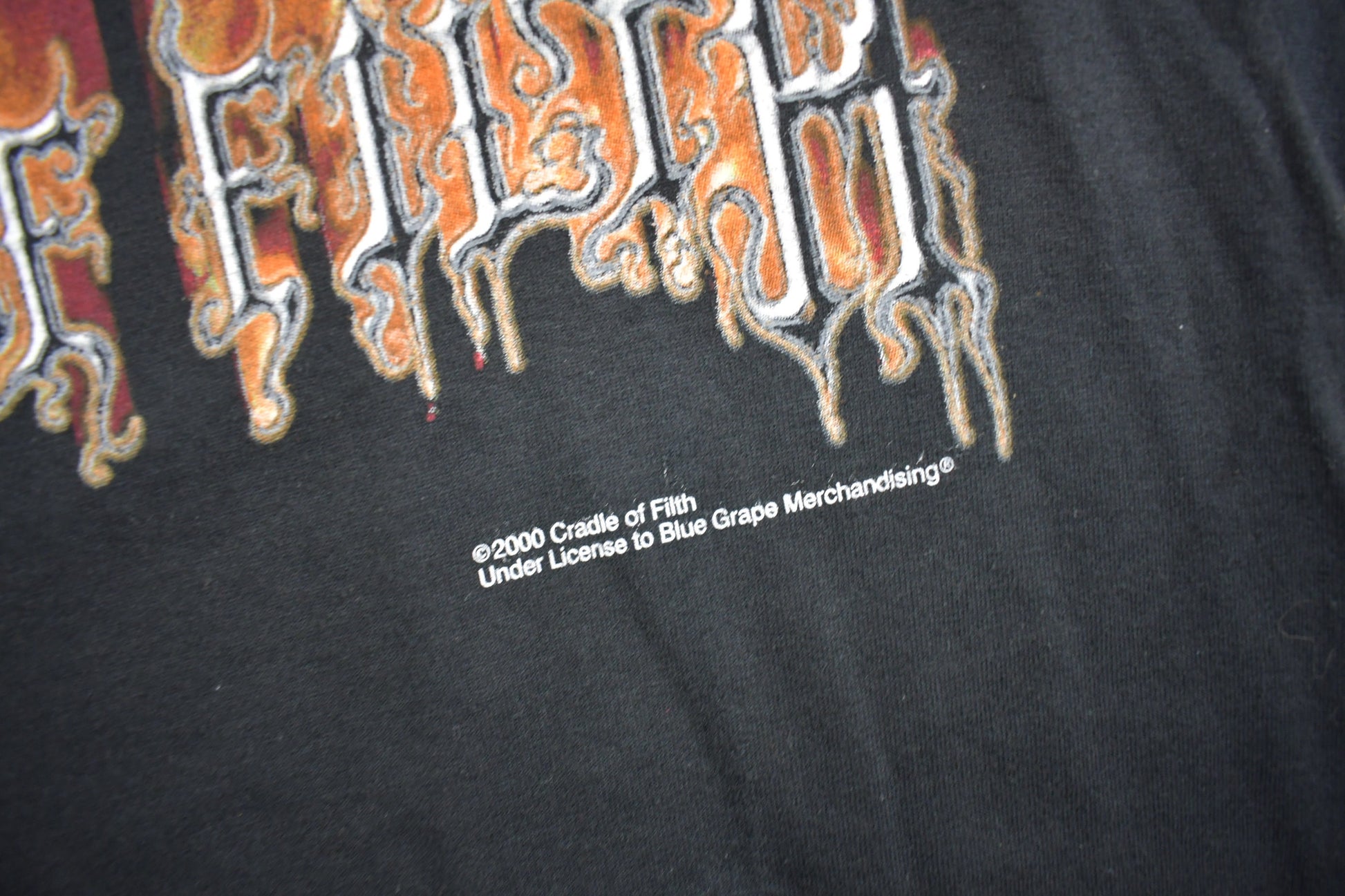 Vintage 2000 Cradle Of Filth Rock Band Tee
