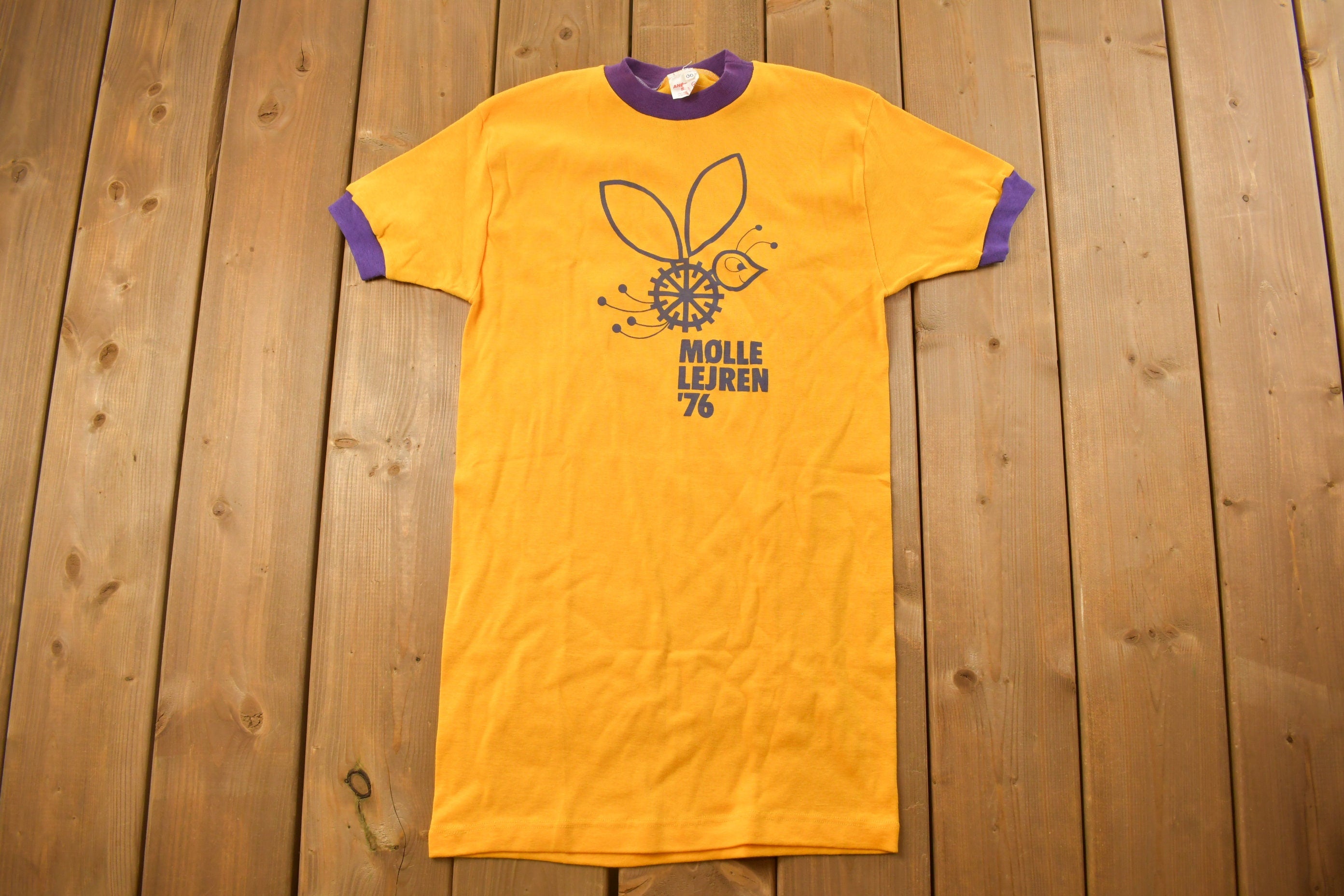 Vintage 1976 Molle Lejren Graphic T Shirt