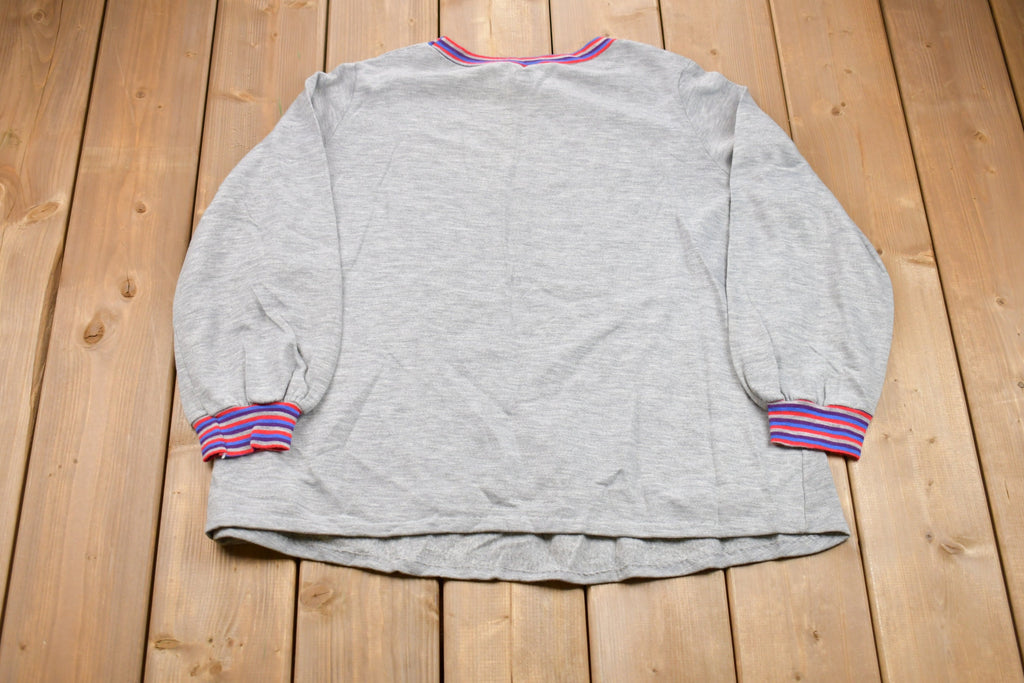 Vintage 1980s Land N Sea Made In USA Crewneck Sweatshirt
