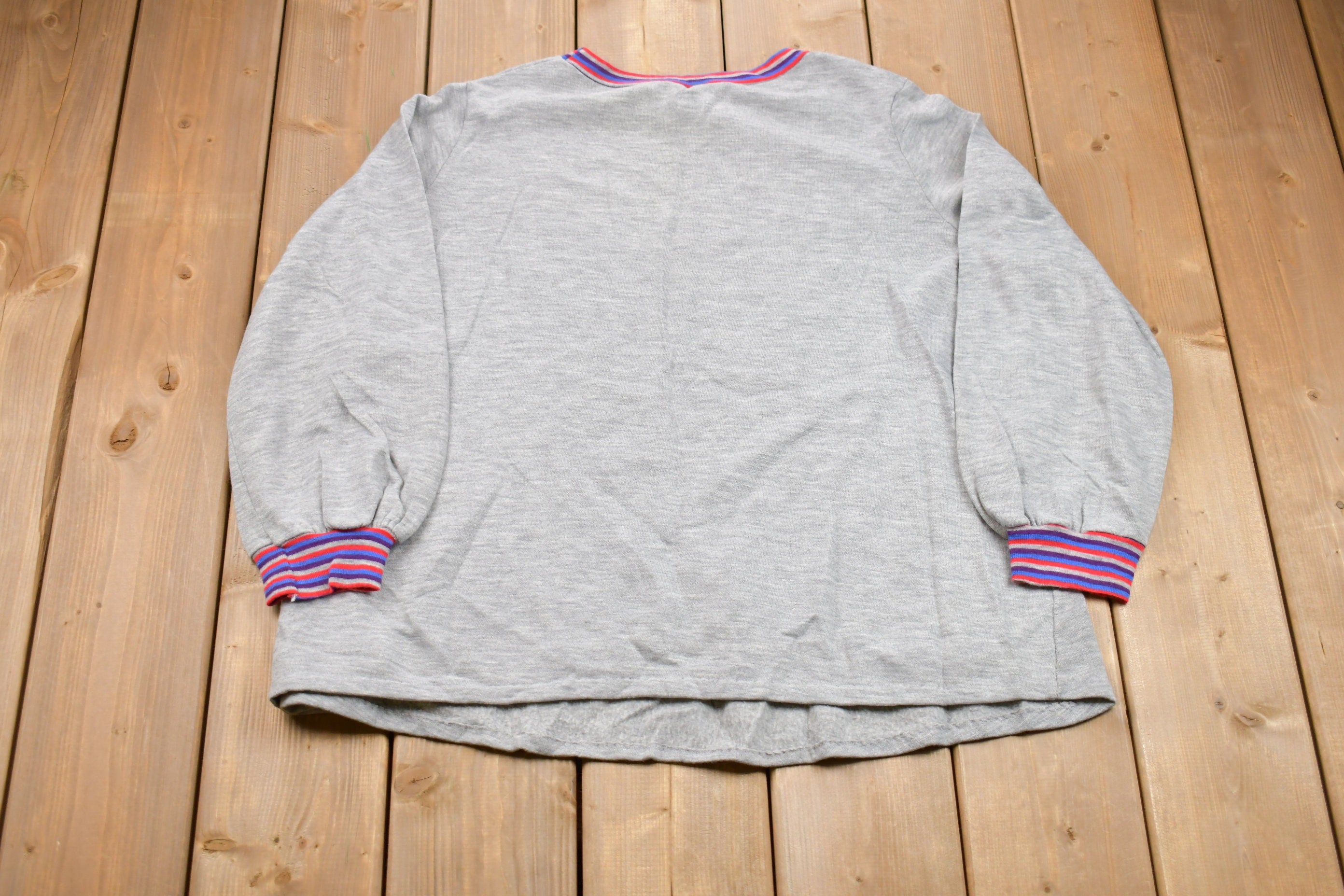 Vintage 1980s Land N Sea Made In USA Crewneck Sweatshirt