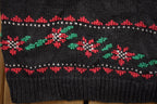 Vintage 1990s Knitted Christmas Crewneck Sweater