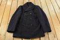 Vintage 1940s WW2-Cold War Era Naval Wool Coat Men's Small /