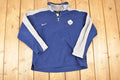Vintage Y2K Nike Toronto Maple Leafs Quarter Zip NHL Fleece Outdoorsman Sweater Youth M