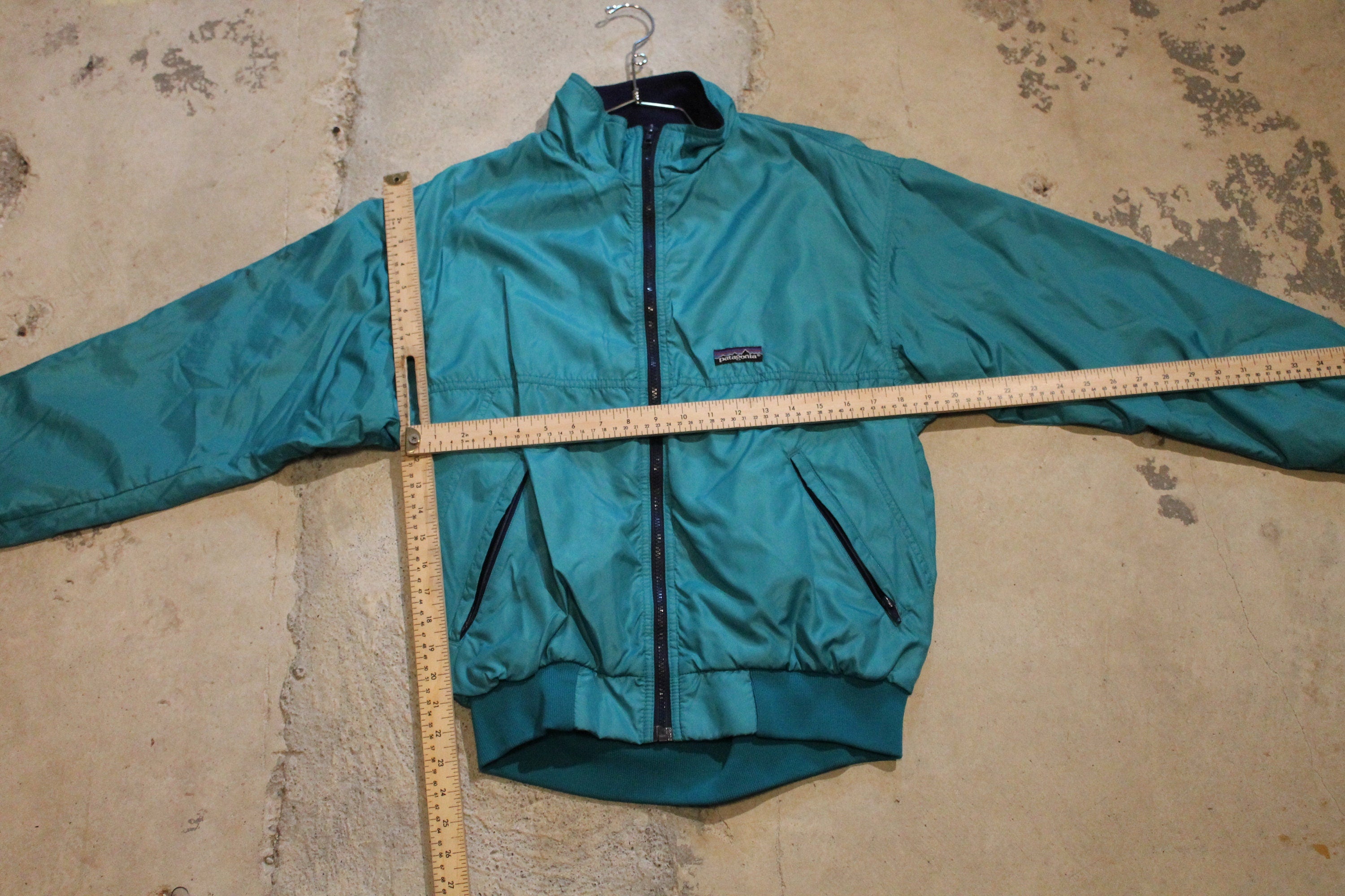 Vintage 1980s Patagonia Fleece Lined Windbreaker
