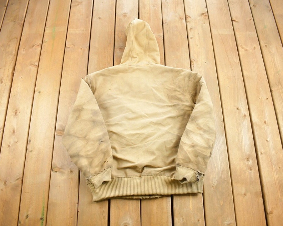 Vintage 1990s Carhartt Hooded Chore Jacket