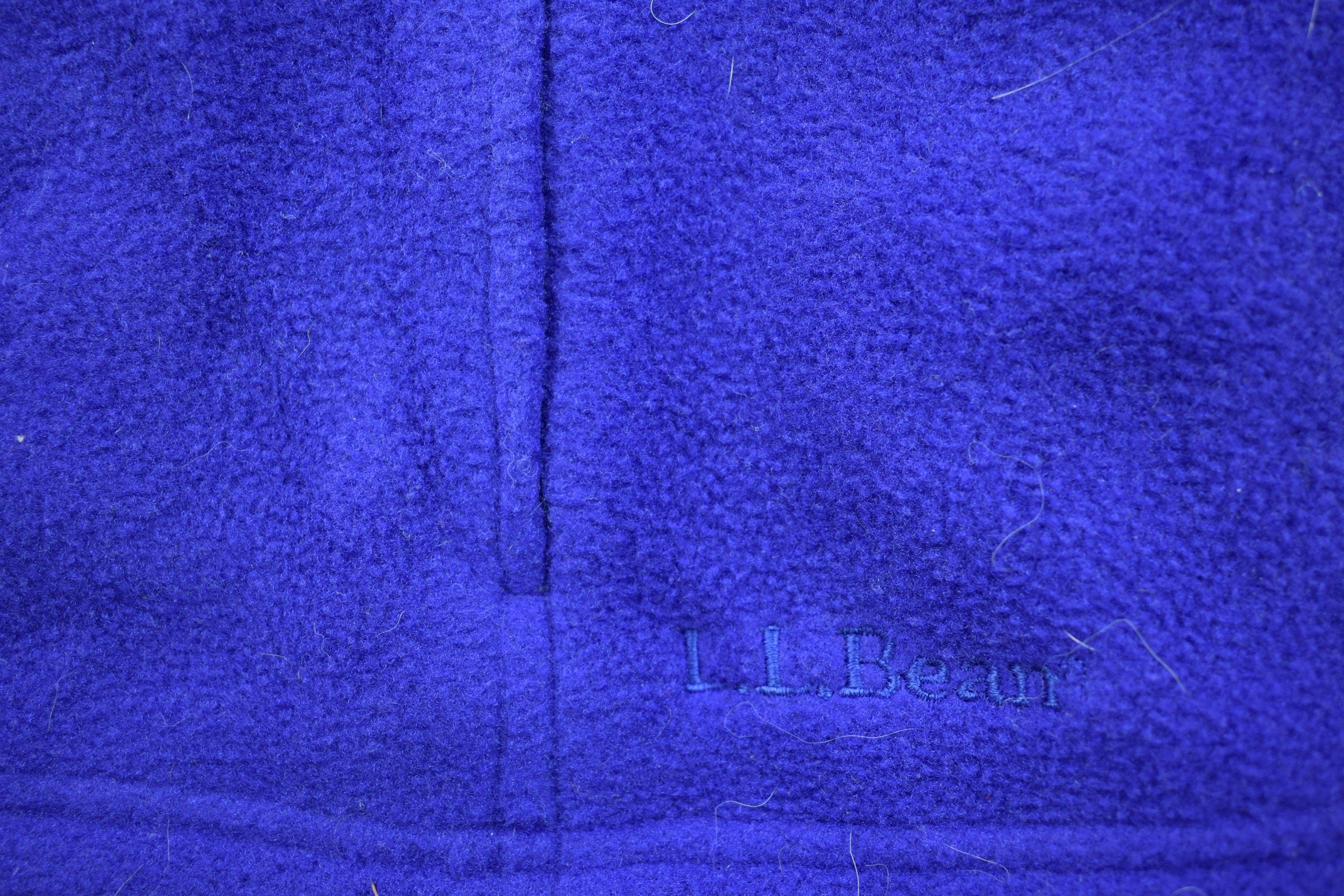 Vintage 1990s L.L Bean Fleece Sweater Vest