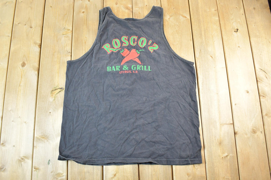 Vintage 1990s Roscoe's Bar And Grill Souvenir Tank Top Mens L