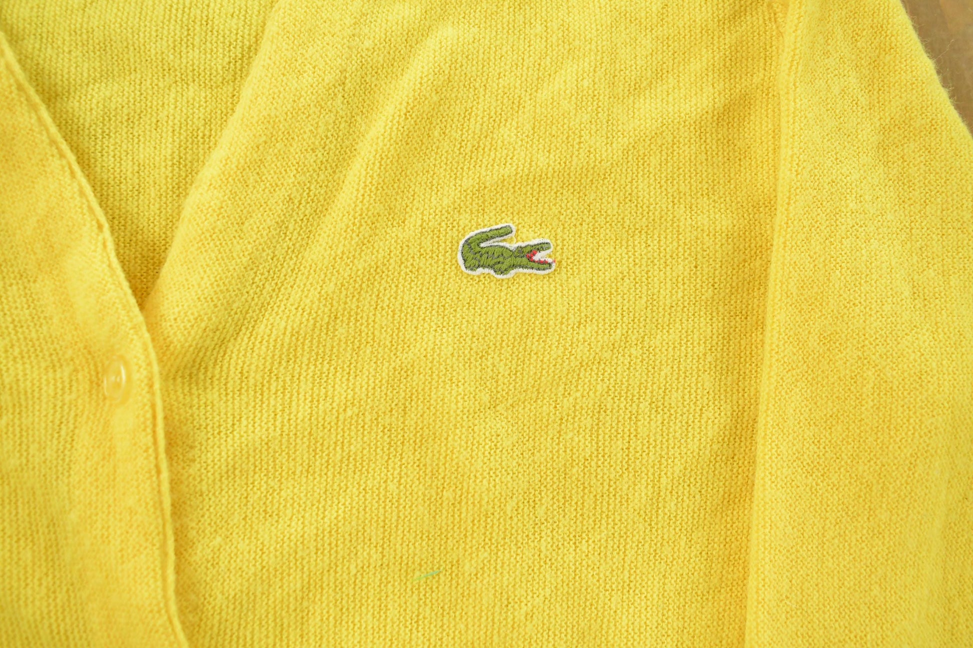 Vintage 1960s Haymaker Lacoste Knit Cardigan Sweater Women's S