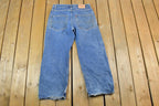 Vintage 1990s Levi Strauss 579 Red Tab Baggy Fit Denim Jeans Size 33 x 30
