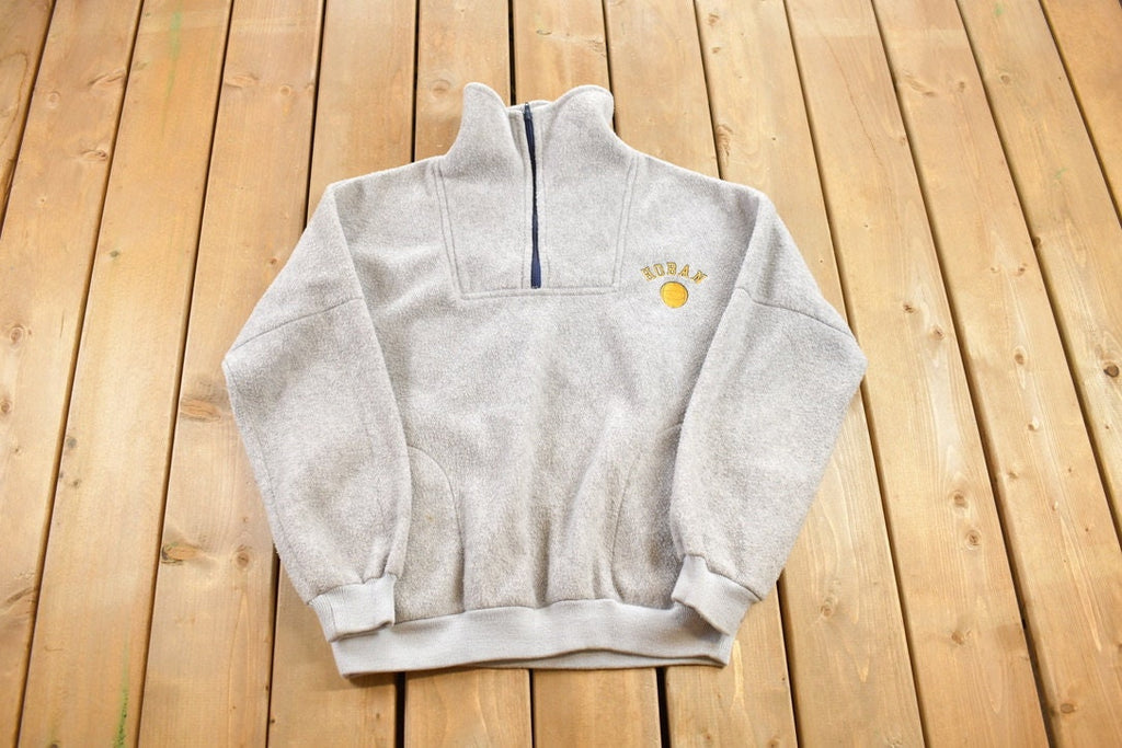Vintage 1990s Hoban Quarter Zip Volleyball Fleece