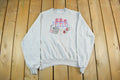 Vintage 1990s Casino Gambling Embroidered Crewneck Sweatshirt Men's Large
