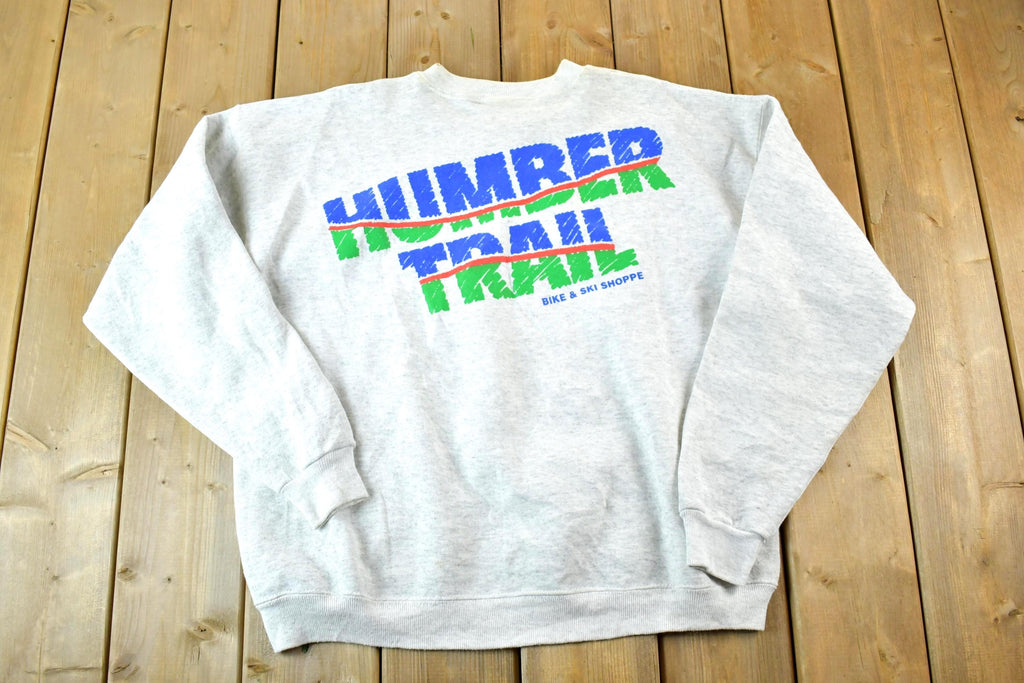 Vintage 1990s Humber Trail Bike And Ski Shoppe Souvenir Heavyweight Crewneck Sweatshirt