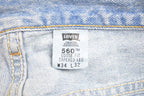 Vintage 1990s Levi 560 Red Tab Jeans Size 35 x 28