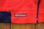 Vintage 1990s Red Nature Bound Fleece Zip Up Sweater