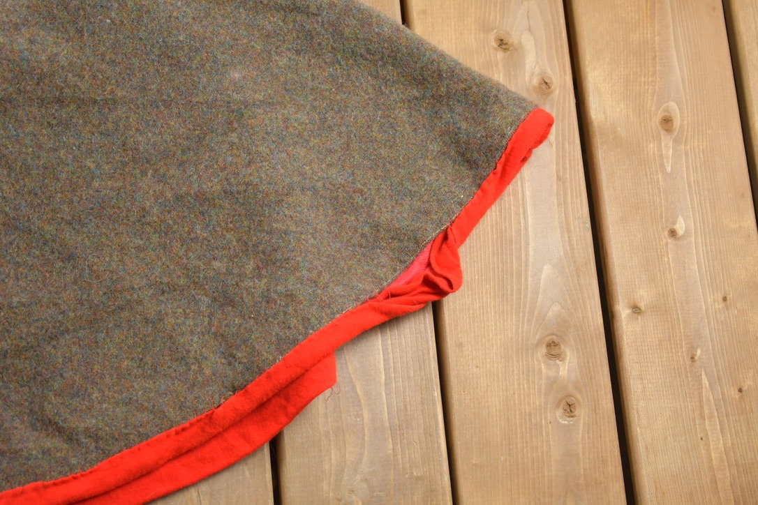 Vintage 1940's John Meyer Of Norwich Wool Button Up Cape Coat