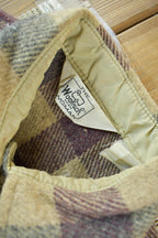 Vintage 1980s Woolrich Woman Plaid Wool Shacket
