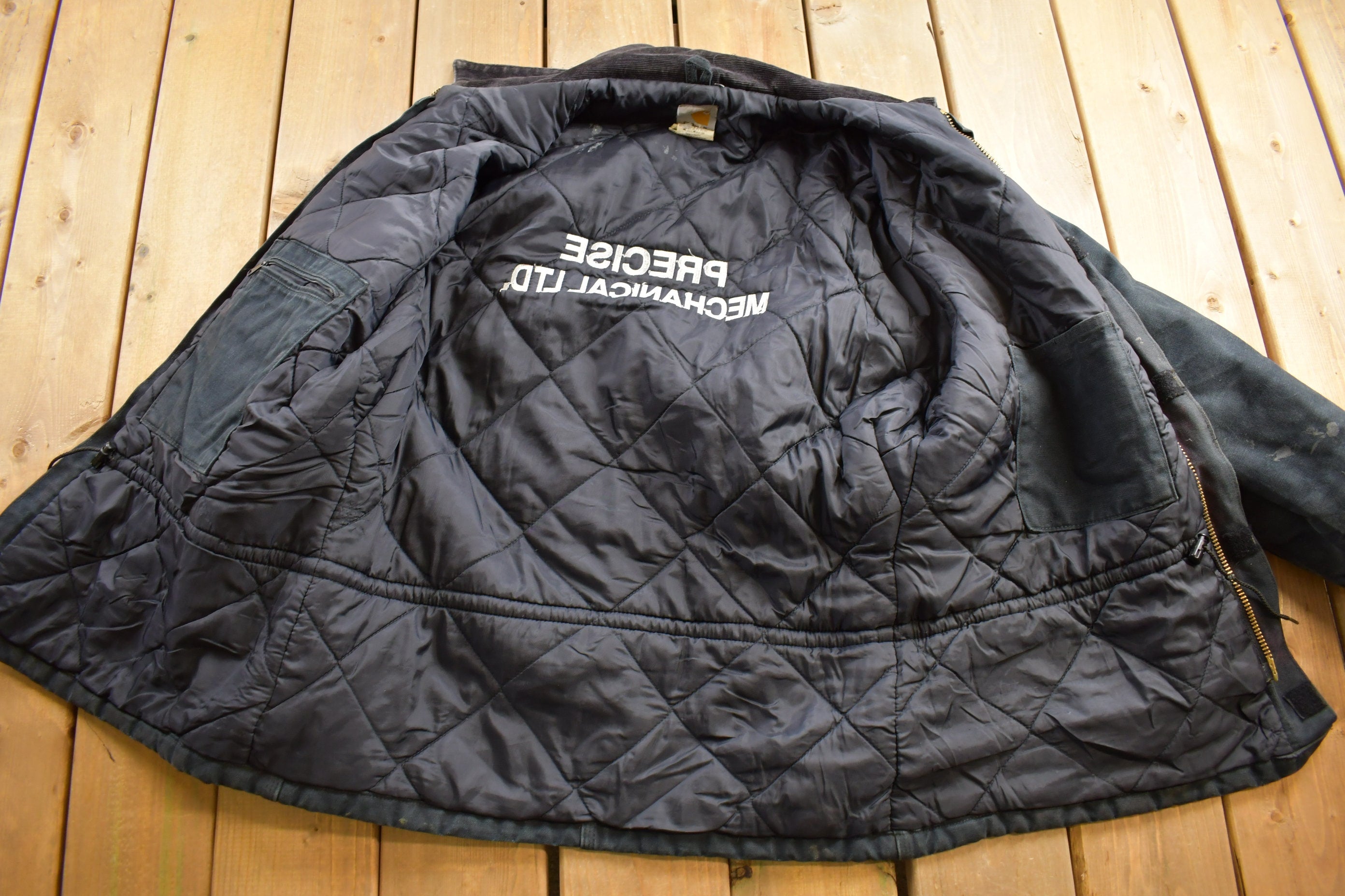 Vintage 1990s Precise Mechanical Ltd. Carhartt Traditional Coat