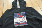Vintage 1990s Nautica Competition EPG Fleece Hoodie Sweatshirt Mens / Sportswear / 90s Fleece Hoodie / Made In USA / Outdoorsman