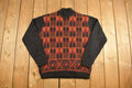 Vintage 1980s Knitted Mock Neck Sweater