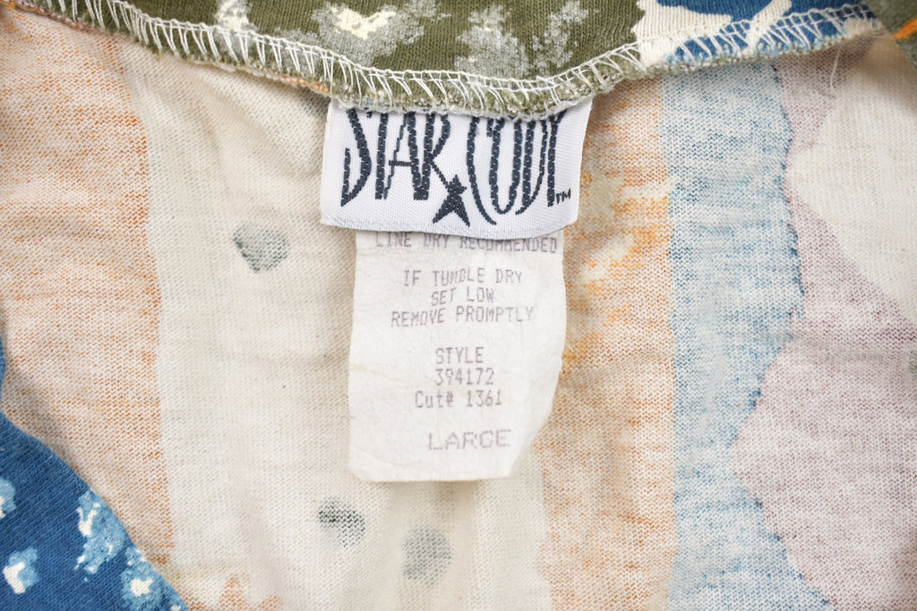 Vintage 1990s Star Code Graphic T Shirt