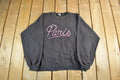 Vintage 1990s Paris Crewneck Sweatshirt Adult Large