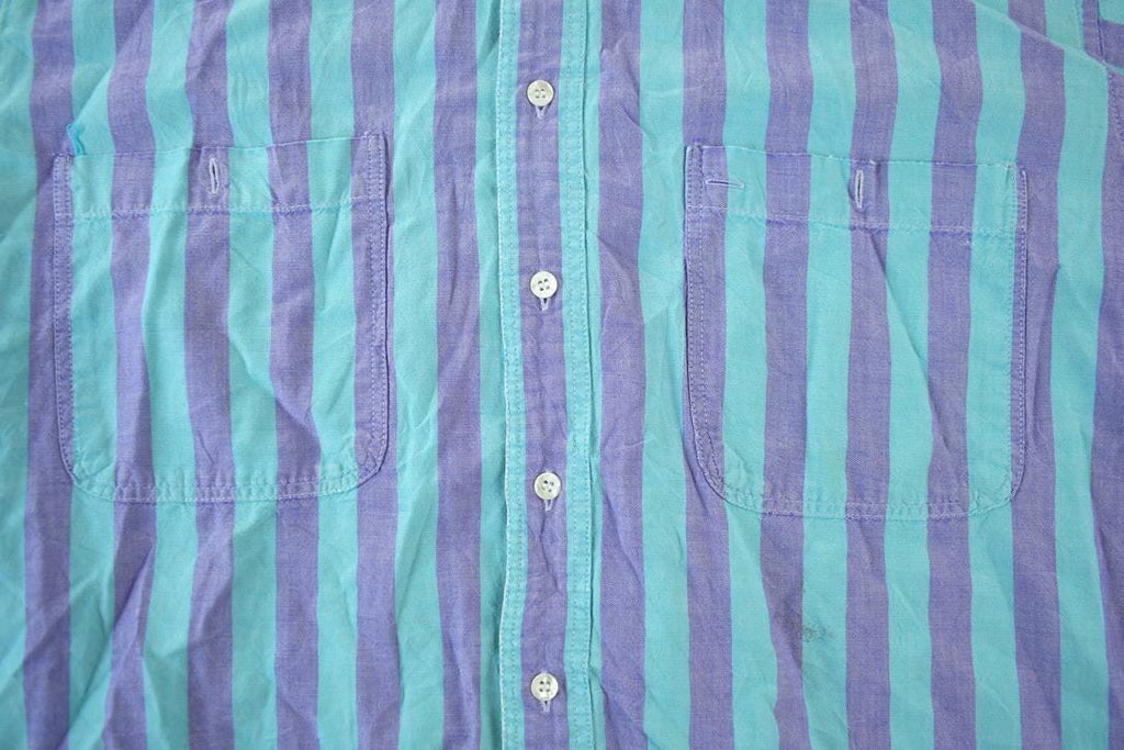 Vintage 1990s Woolrich Striped Button Up