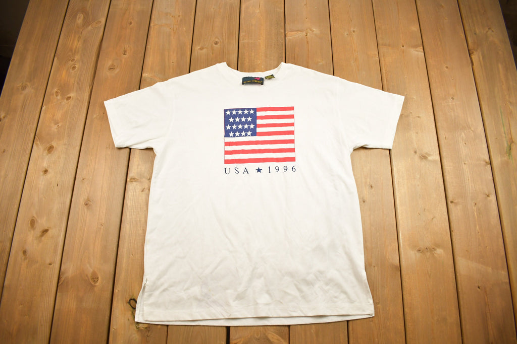 Vintage 1990s USA Active Elements Graphic T Shirt