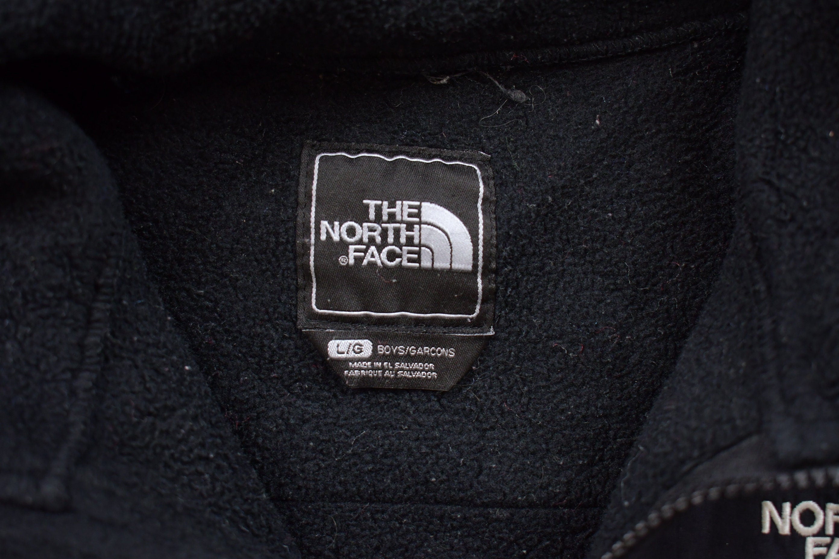 Vintage 1990s Kids The North Face Denali Full Zip Fleece Sweater  Sportswear  90s Zip Up Fleece  Streetwear  Athleisure  90s TNF