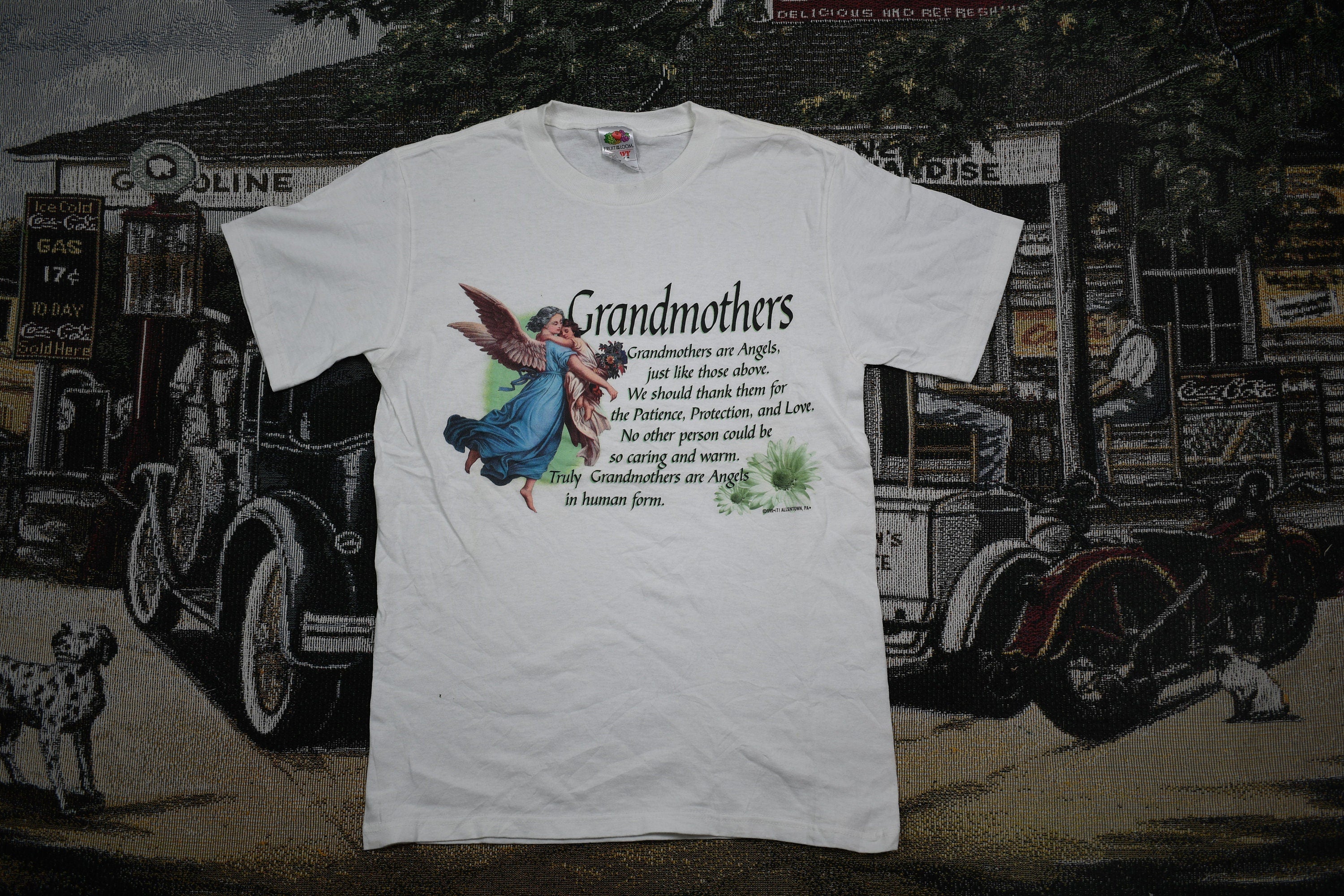 Vintage 1990s Grandmothers Theme Poem Graphic T Shirt