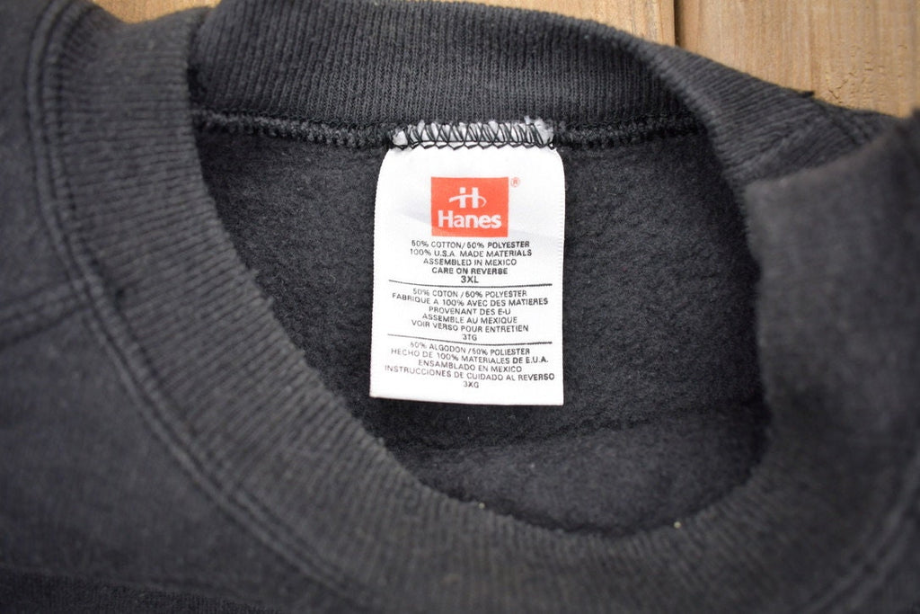Vintage 1990s Hanes Black Sweatshirt