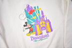Vintage 1990s Mickey Mouse Disneyland Disney Designs Youth Sized Crewneck Made In USA
