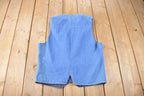 Vintage 1970s Levi's Panatela Denim Button Up Vest Made in USA Size S